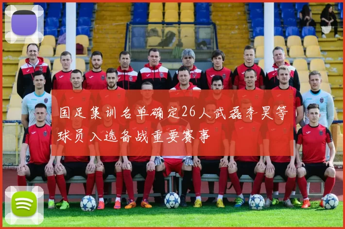 国足集训名单确定26人武磊李昊等球员入选备战重要赛事